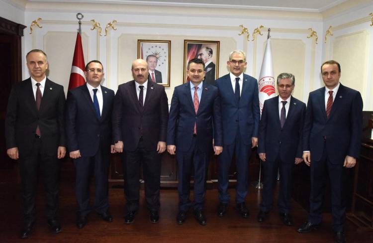 BAKAN PAKDEMİRLİ'Yİ ZİYARET ETTİK