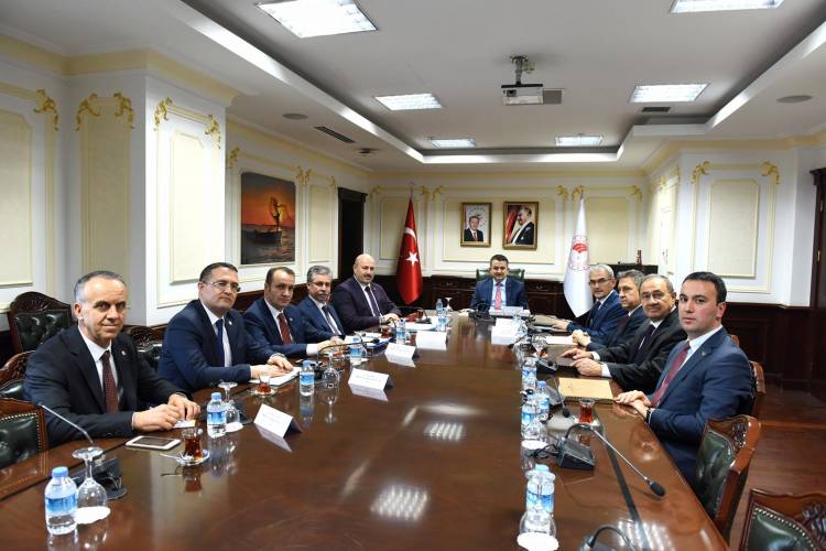 BAKAN PAKDEMİRLİ'Yİ ZİYARET ETTİK
