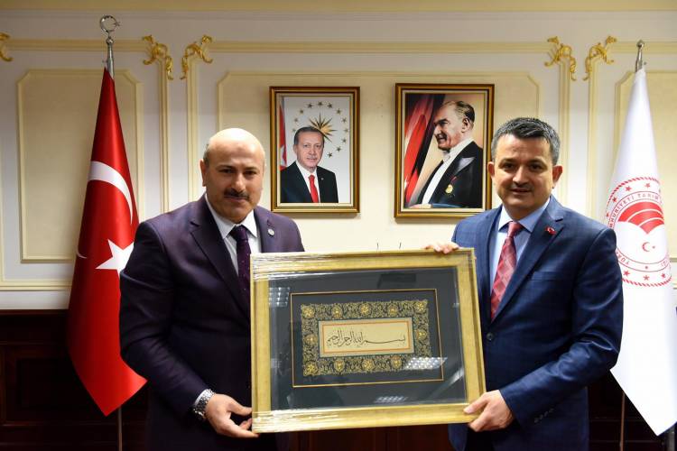 BAKAN PAKDEMİRLİ'Yİ ZİYARET ETTİK