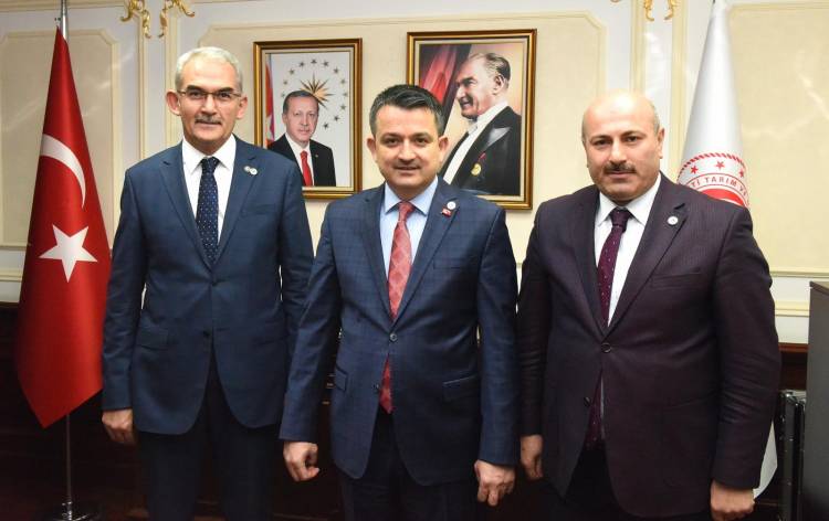 BAKAN PAKDEMİRLİ'Yİ ZİYARET ETTİK