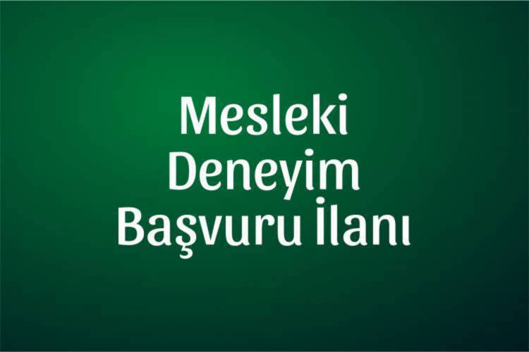 MESLEKİ DENEYİM KAZANMA ÇALIŞMALARI