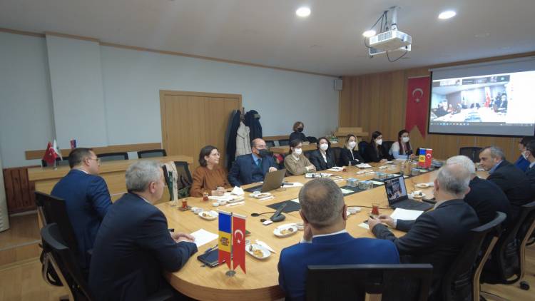 Moldova Heyeti ile Toplantı Yapıldı