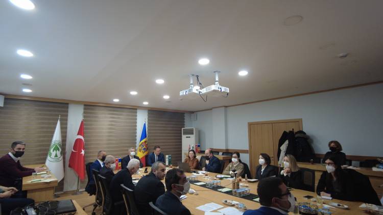 Moldova Heyeti ile Toplantı Yapıldı