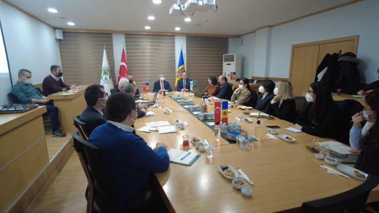 Moldova Heyeti ile Toplantı Yapıldı