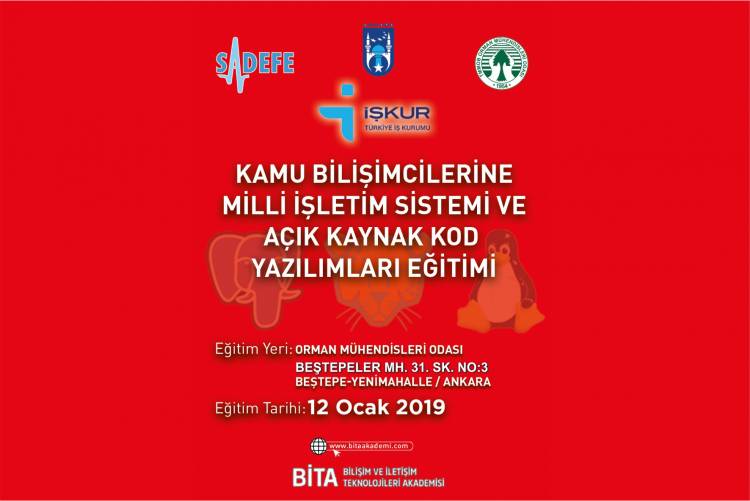 KAMU BİLİŞİMCİLERİNE MİLLİ İŞLETİM SİSTEMİ ve AÇIK KAYNAK KOD YAZILIMLARI EĞİTİMİ