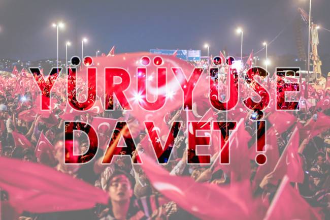 YÜRÜYÜŞE DAVET!