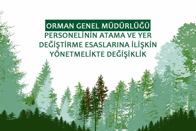 ORMAN GENEL MÜDÜRLÜĞÜ PERSONELİNİN ATAMA VE YER DEĞİŞTİRME ESASLARINA İLİŞKİN YÖNETMELİKTE DEĞİŞİKLİK