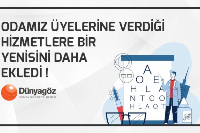 ODAMIZ ÜYELERİNE VERDİĞİ  HİZMETLERE BİR  YENİSİNİ DAHA  EKLEDİ !